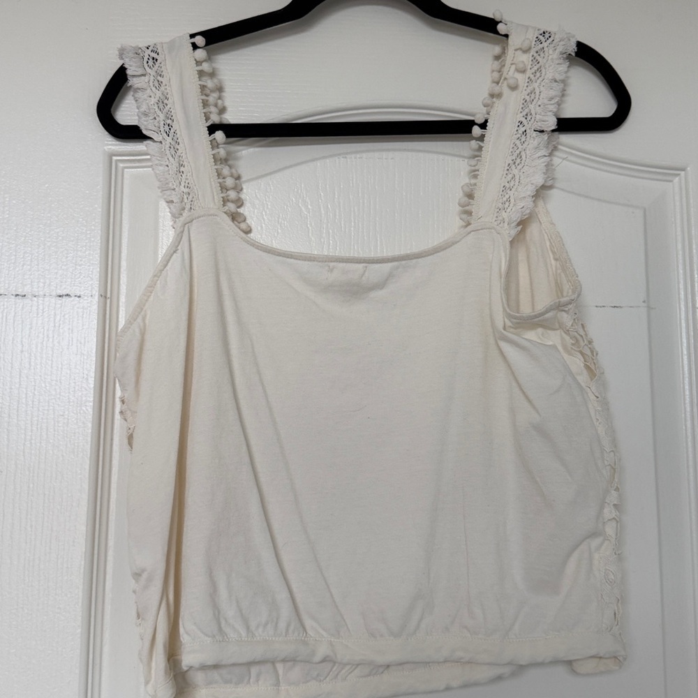 Anthropologie Lace Women’s Top - Cream - Picture 5 of 7
